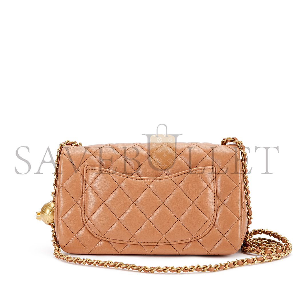 ch*el master G01den ball chain flap bag large mini (20*13*7cm)